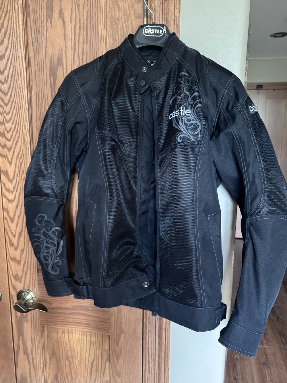 Castle Women’s Black Mesh Performance Riding Jacket